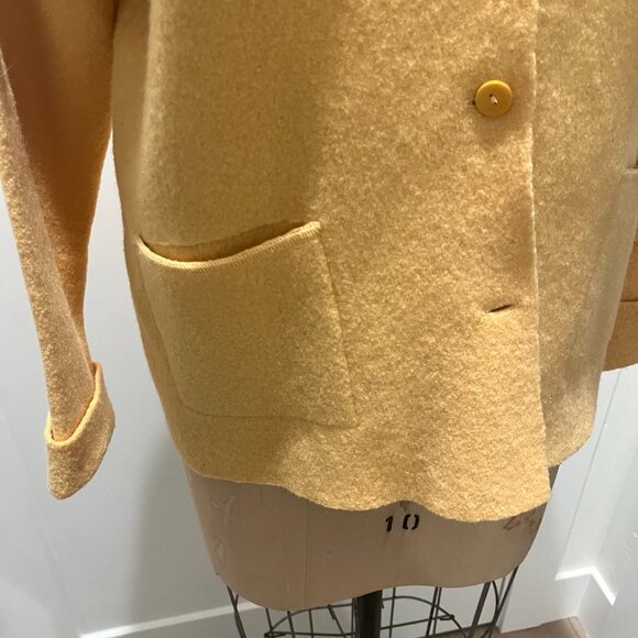 Eileen Fisher Boiled Wool Jacket, Med - Picture 2 of 7